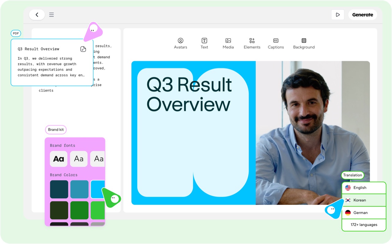 HeyGen product screenshot