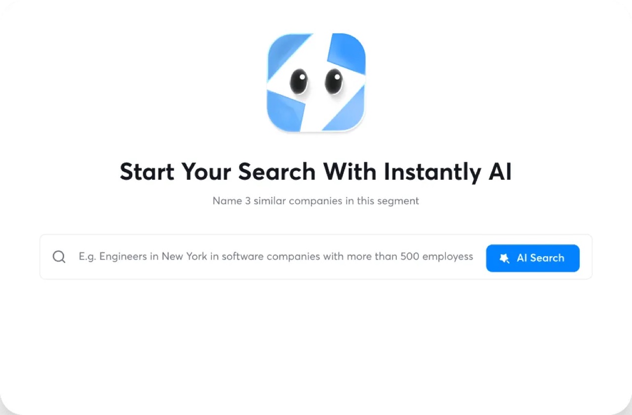 Instantly product screenshot