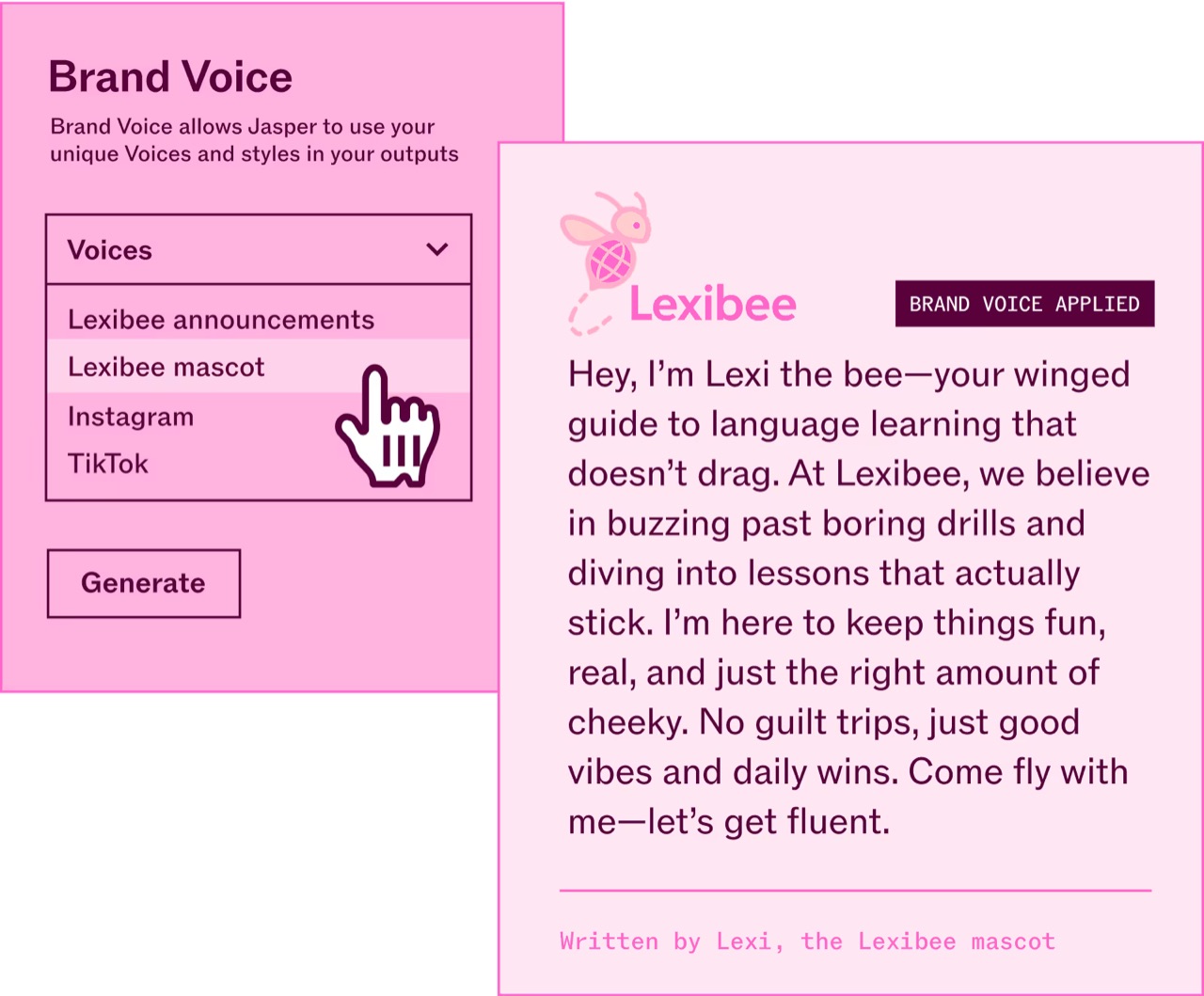 Jasper product screenshot