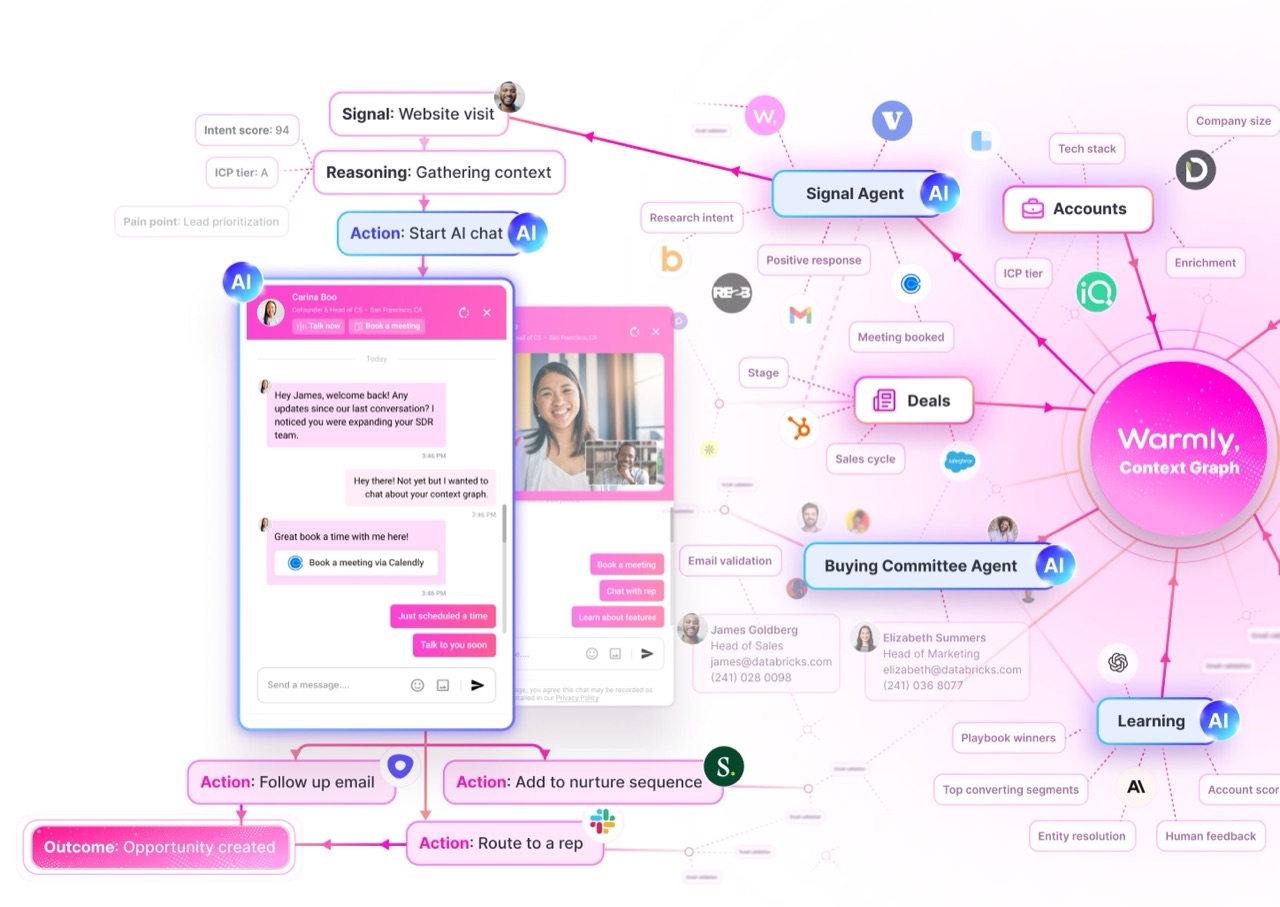 Warmly product screenshot